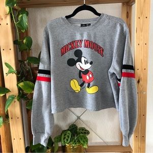 Cropped Mickey Mouse Sweatshirt - Disney